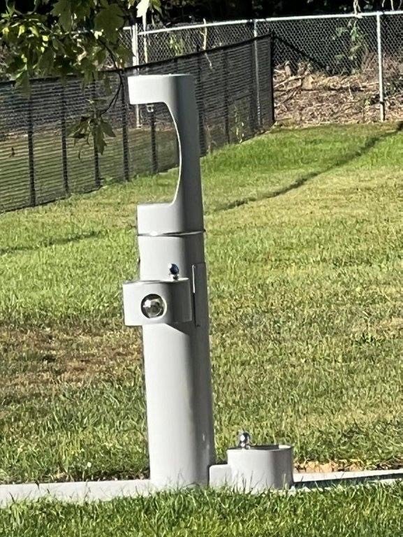 water fountain at Morrison Bark Park