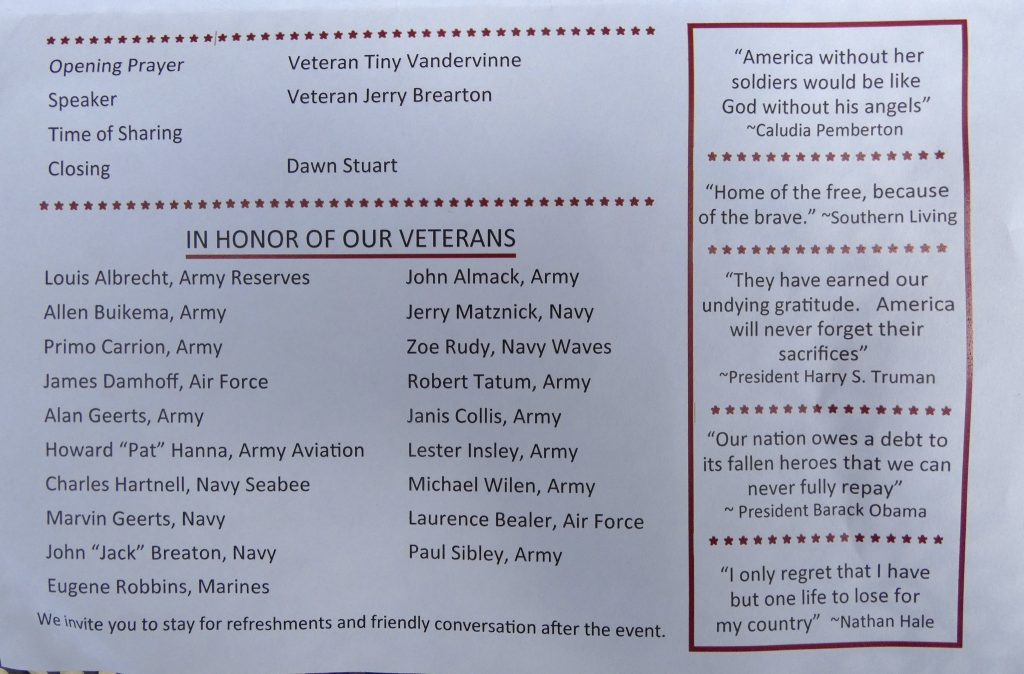 Resthave Memorial Day Service Honors Veterans | AroundPtown.com