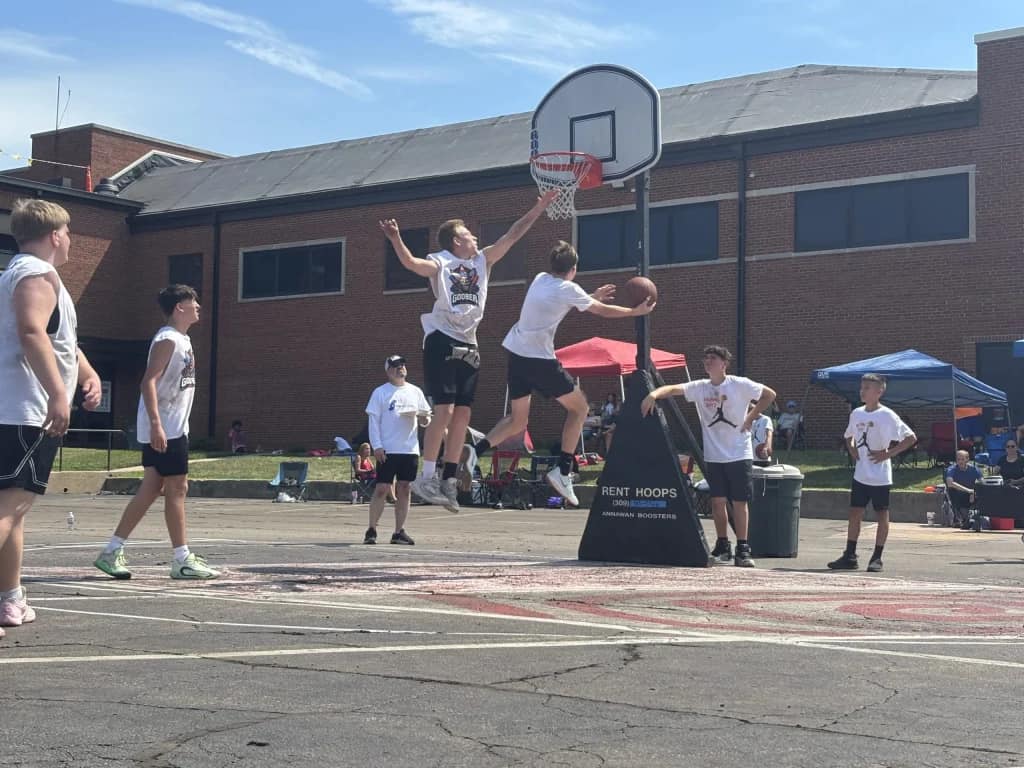 A basketball game from last year's Firecracker Classic.