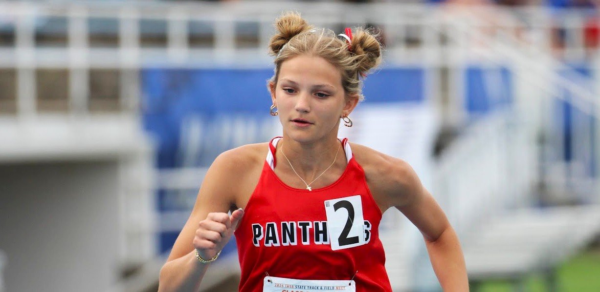 Junior Lexi Kapple was the top sprinter for the EP Lady Panther track team this past season. She is shown competing at the IHSA State Finals in May.
