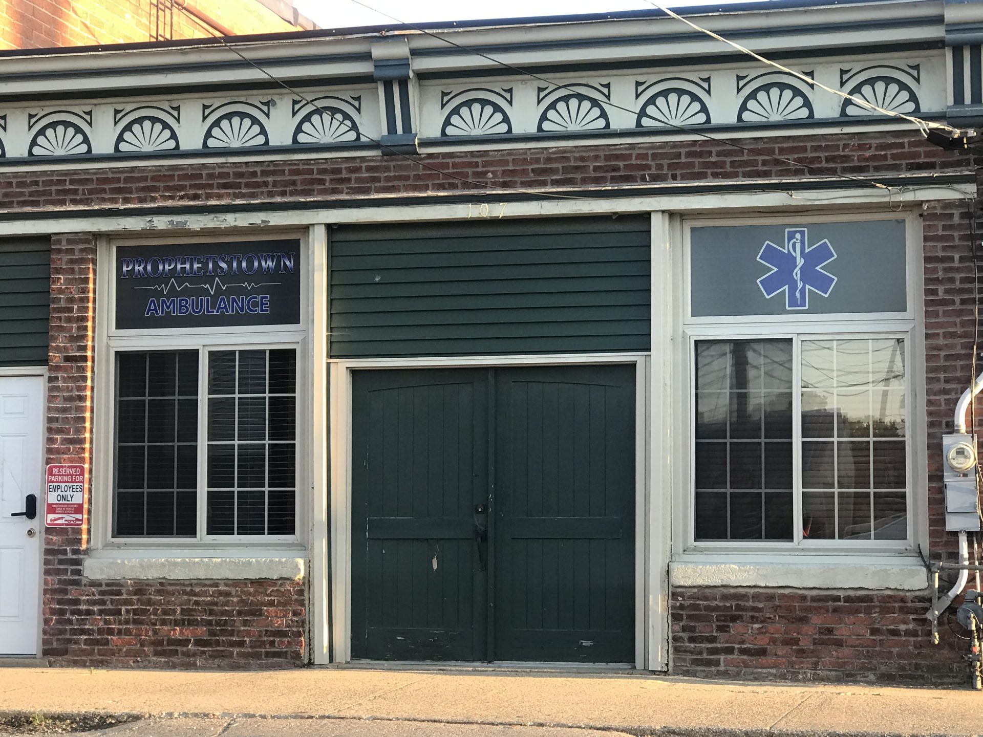 New window covers were installed on the ESDA building at 111 W. Railroad Street in Prophetstown.