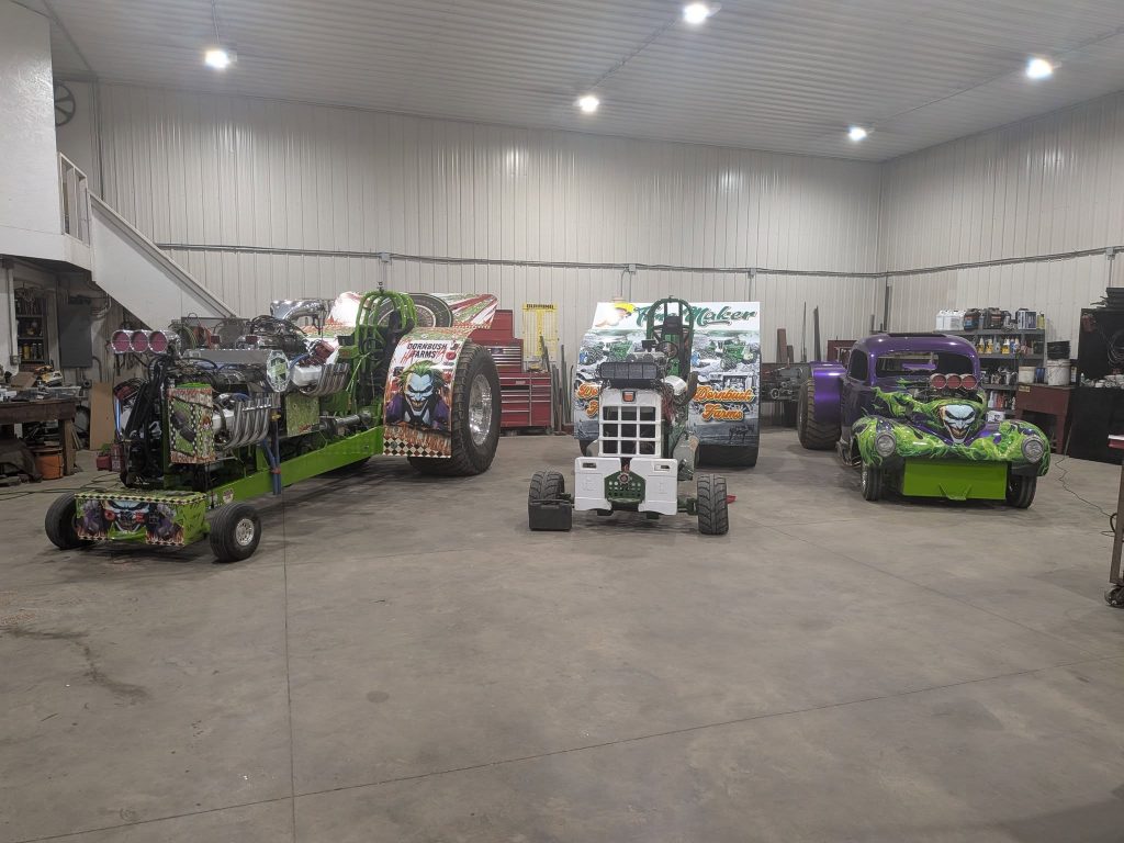 Pullers from Dornbush Motorsports ready for the fair on Friday, August 21st. Photo courtesy of Dornbush Motorsports, Albany.