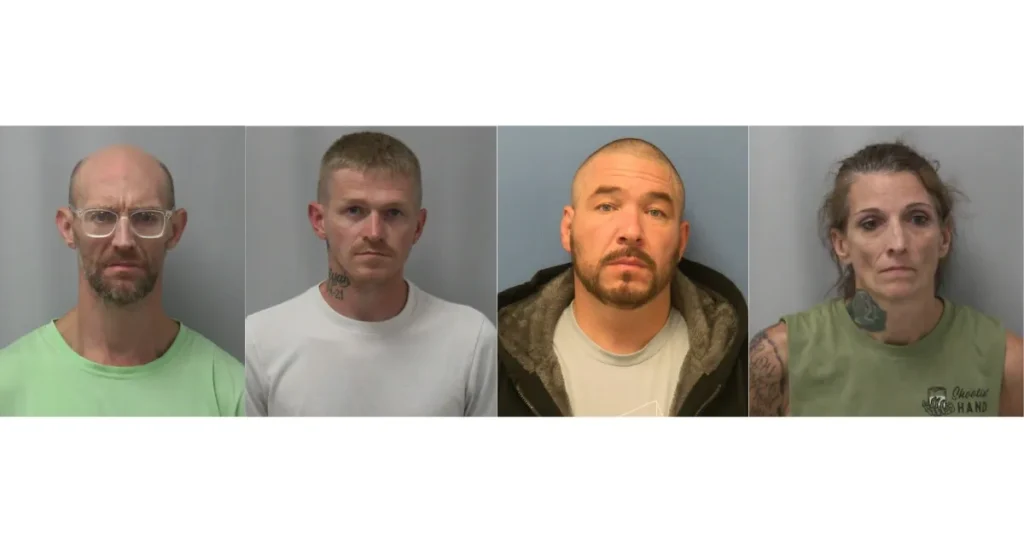 Timothy Parker, Dakota Bottoms, Troy Stapleton, Jessica Hawley (L-R).