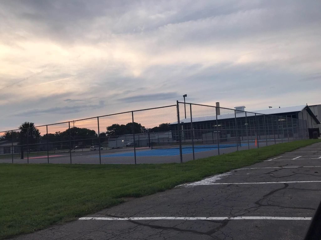 Prophetstown Park District will soon acquire the multi-use courts and green space from the PLT #3 School District in exchange for their large parking lot on the other side of the building.