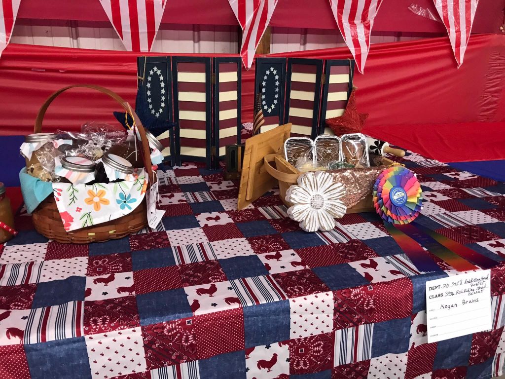 Keagan Bruins of Morrison was the Premier Exhibitor with a Red Riding Hood Basket for the Whiteside County Fair's Junior Culinary Show.