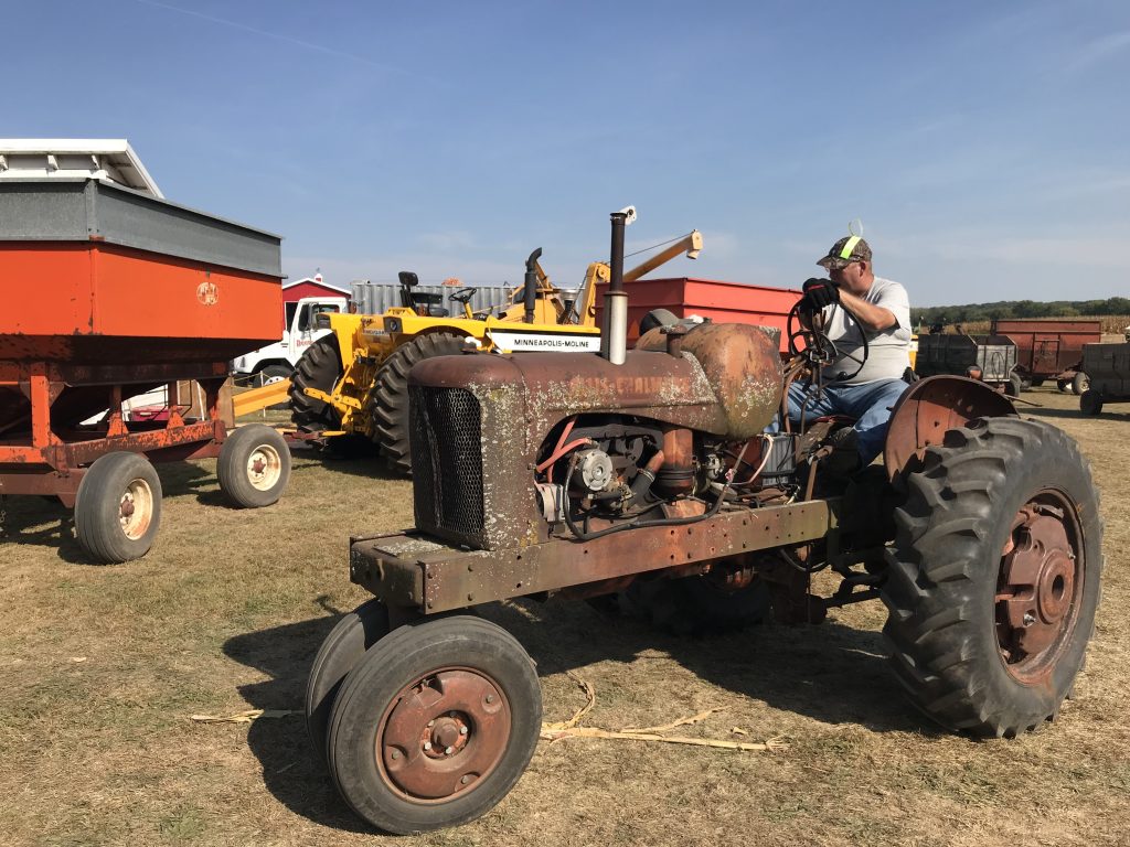 A farmer returns from the field at last year's Working Farm Show.