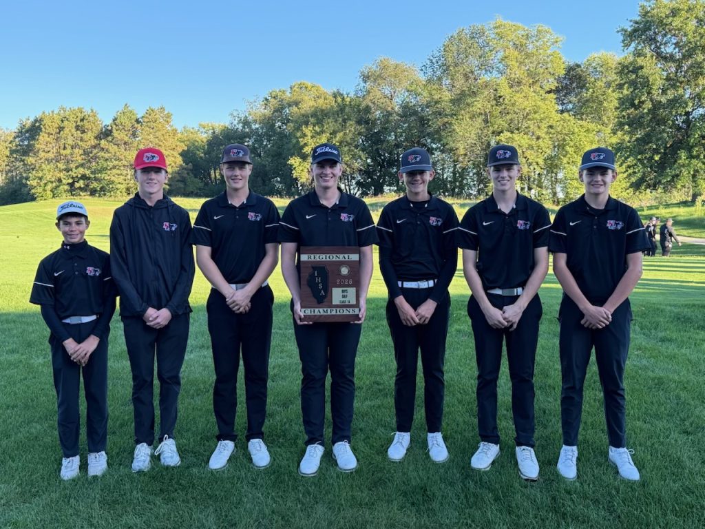 The EP Panther golf team after their Regional win on Friday. Photo courtesy of Chelsie VanDyke.